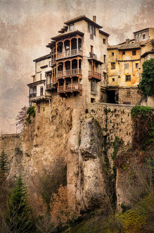 Cuadro vertical Casas Colgadas de Cuenca nº01